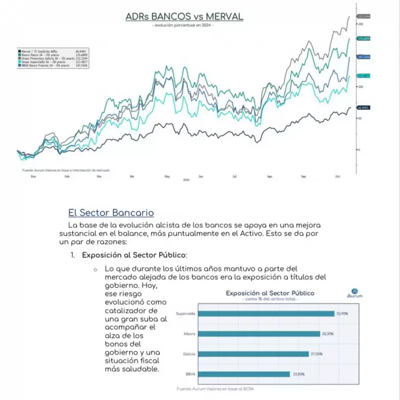 Fuente: Informe de Aurum Valores