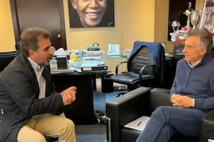 Cristian Ritondo y Mauricio Macri