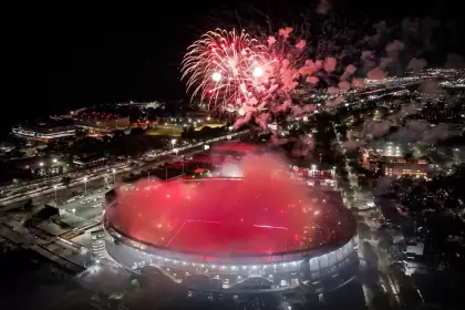 River tuvo un impactante recibimiento ante Atlético Mineiro en el Monumental