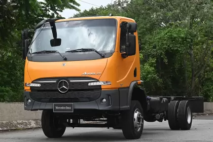 El Mercedes-Benz Accelo 1117, protagonista en Fenatran 2024.