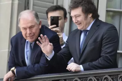 Gerardo Werthein y Javier Milei