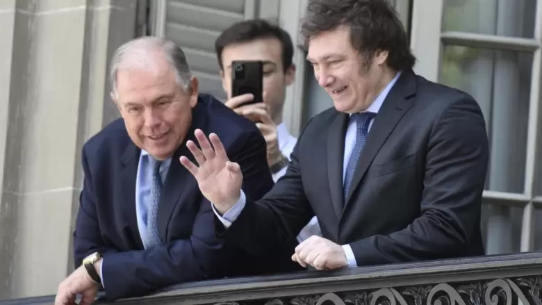 Gerardo Werthein y Javier Milei