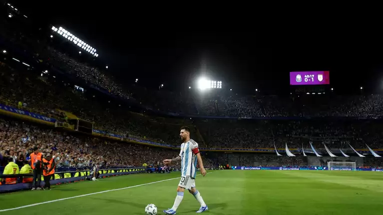 La Selección Argentina en La Bombonera