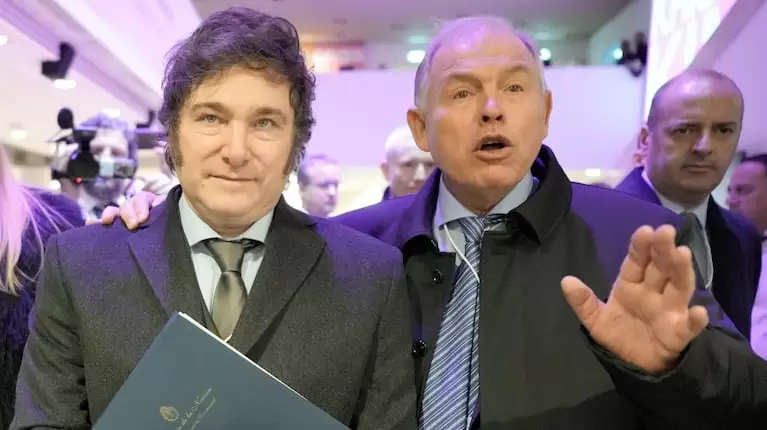 Javier Milei y Gerardo Werthein