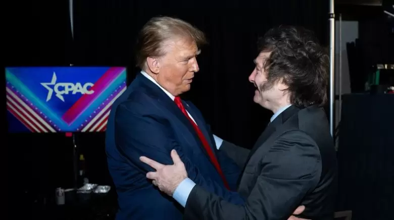 Donald Trump y Javier Milei