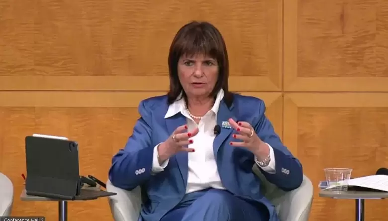La ministra Patricia Bullrich.