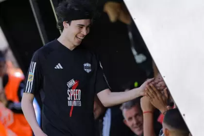 Spreen arrancó como titular el partido ante Vélez, pero estuvo apenas 57 segundos en cancha