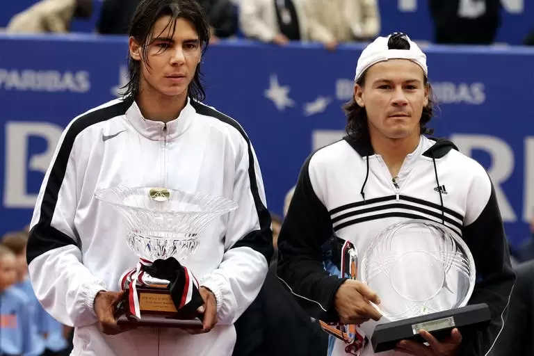 Rafael Nadal y Guillermo Coria