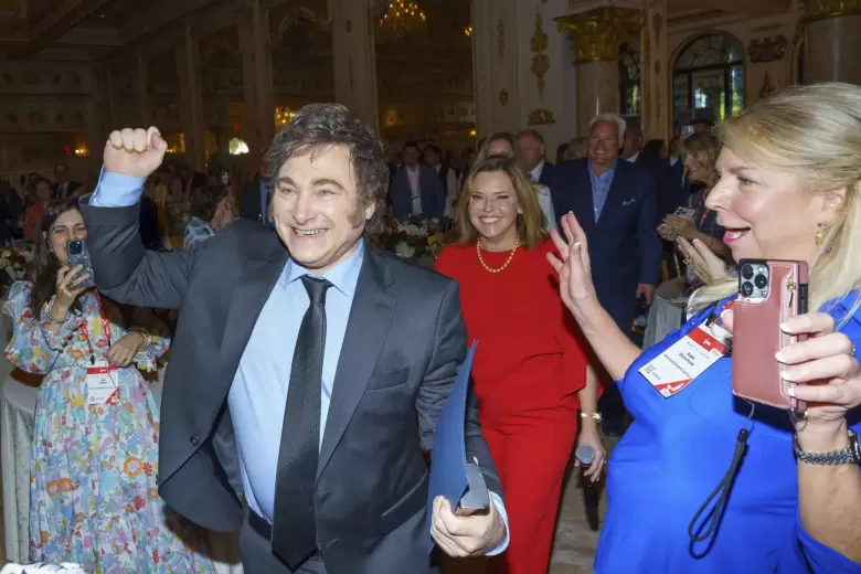 Javier Milei en CPAC