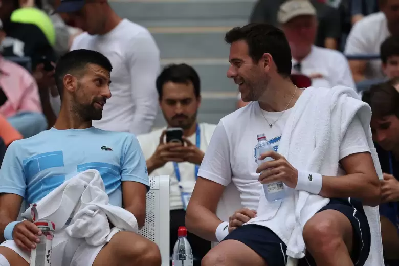 Novak Djokovic y Juan Martín Del Potro