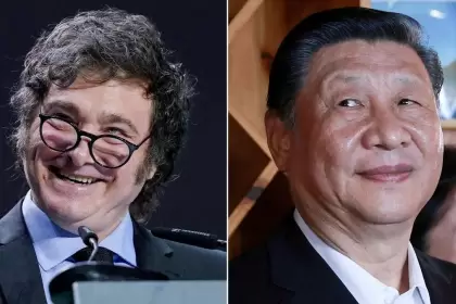 Javier Milei y Xi Jinping