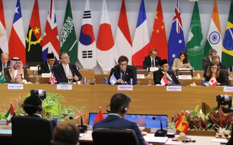 Javier Milei en el G20