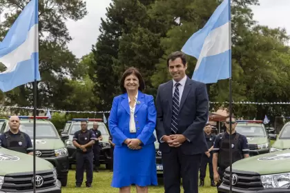 Patricia Bullrich y Ramón Lanús