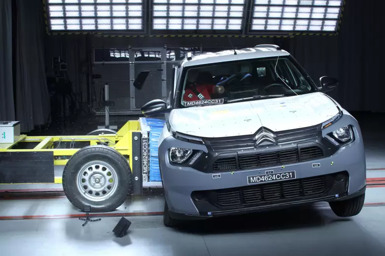 "La prueba de impacto lateral mostró intrusión relevante en el habitáculo", dijo Latin NCAP sobre el C3 Aircross.