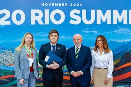 Javier Milei y Lula da Silva