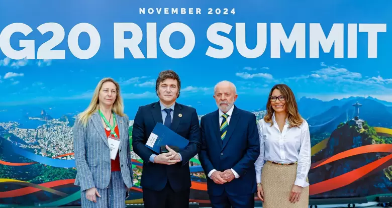 Javier Milei y Lula da Silva