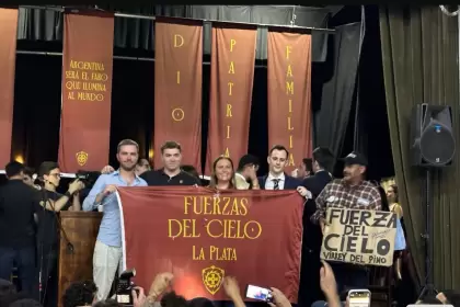 El Gordo Dan presentó "Las Fuerzas del Cielo", el "brazo armado" de La Libertad Avanza.