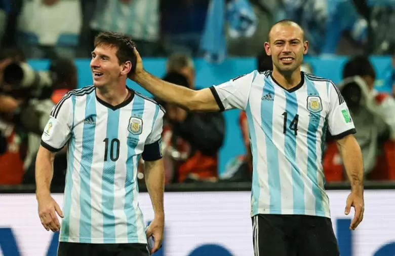 Lionel Messi y Javier Mascherano