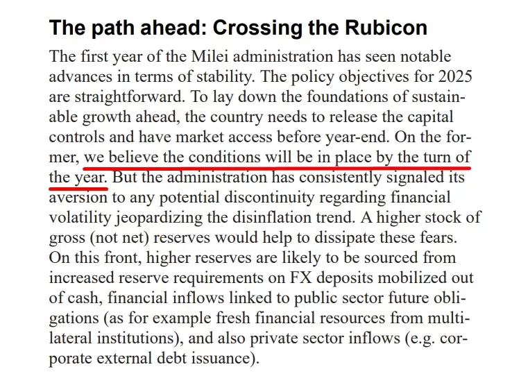 La visión del JP Morgan.