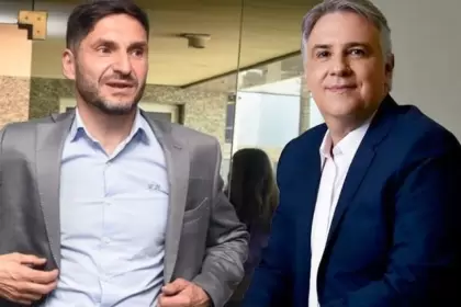 Maximiliano Pullaro y Martín Llaryora.