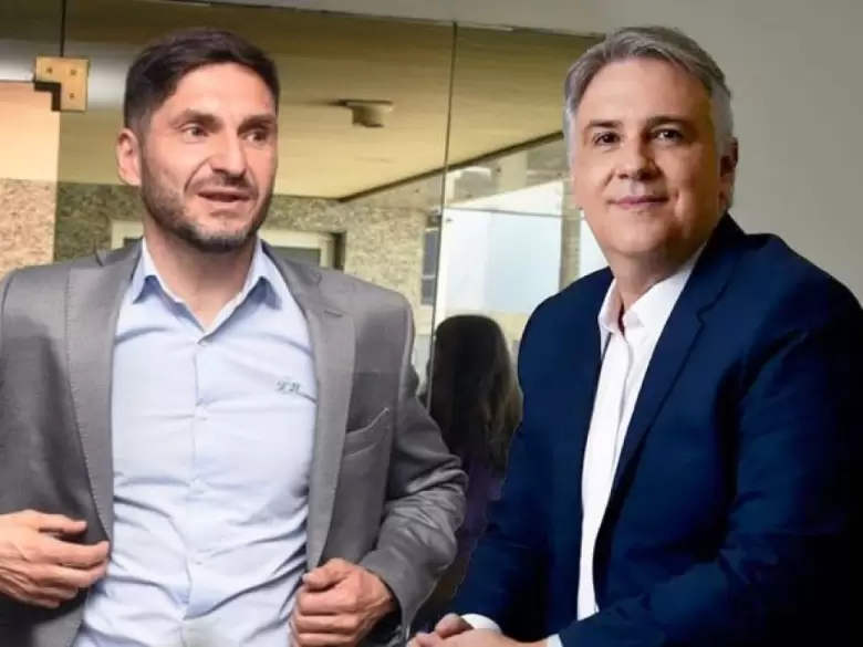 Maximiliano Pullaro y Martín Llaryora.