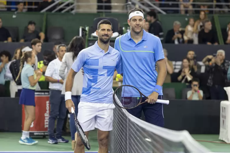 Novak Djokovic y Juan Martín Del Potro