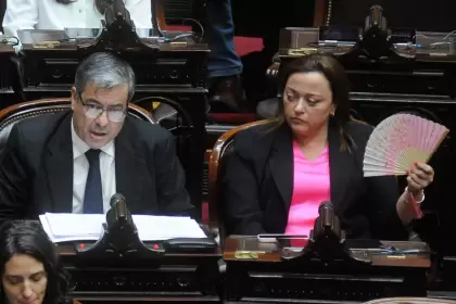 Germán Martínez y Cecilia Moreau