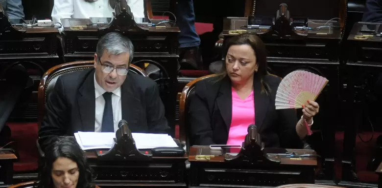 Germán Martínez y Cecilia Moreau