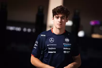 Colapinto, de notable comienzo en la F1 pero de accidentado presente, ya está listo para disputar su última carrera del año