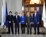 Presidentes del Mercosur junto a la presidenta de la Comisión Europea, Ursula von der Leyen