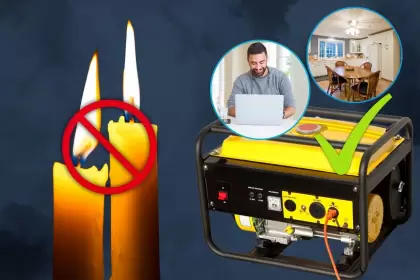 Generadores eléctricos para cortes de luz.