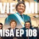 Javier Milei con el Gordo Dan