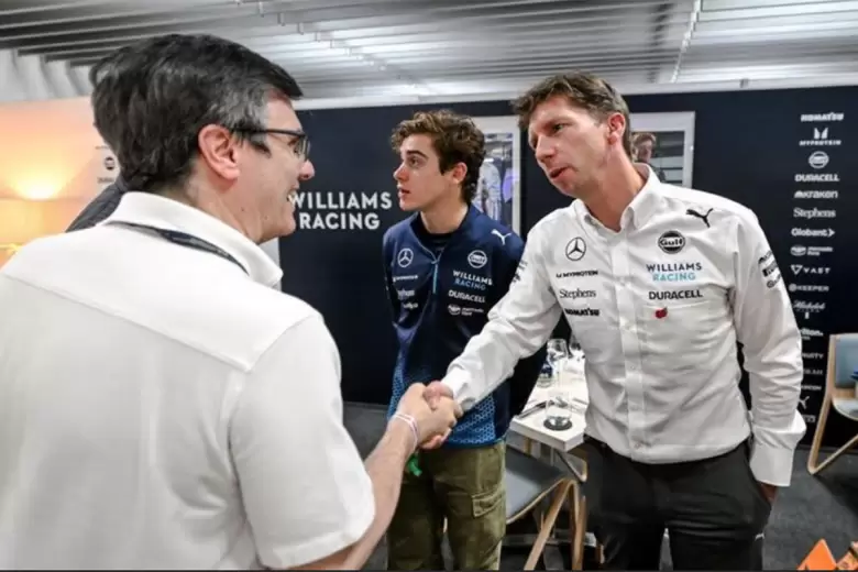 Carman estuvo presente en los Grandes Premios de Brasil y México y visitó el equipo Williams de Fórmula 1.