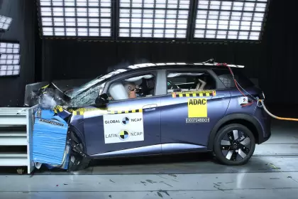 Un auto chino eléctrico logró por primera vez las 5 estrellas de Latin NCAP