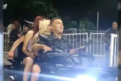 Quién es el comisario al que echaron tras intentar ingresar en cuatriciclo al show de Los Piojos
