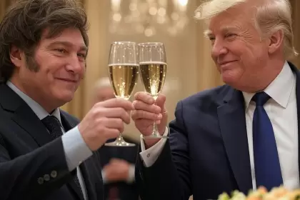 Javier Milei y Donald Trump.