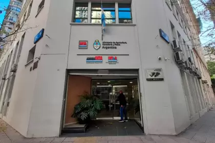 El eficio del INTA en Ocampo y Cerviño