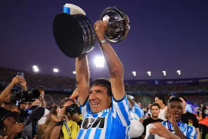 Gustavo Costas fue campeón de la Copa Sudamericana con Racing