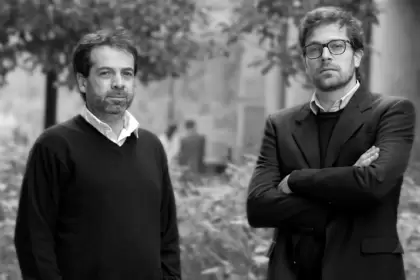 Federico Pastrana, economista de la UBA y director de C-P Consultora junto a Pablo Moldovan.