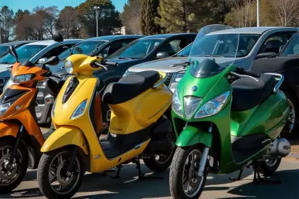 Por cuarto año consecutivo se vendieron más motos que autos