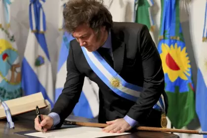 El presidente Javier Milei