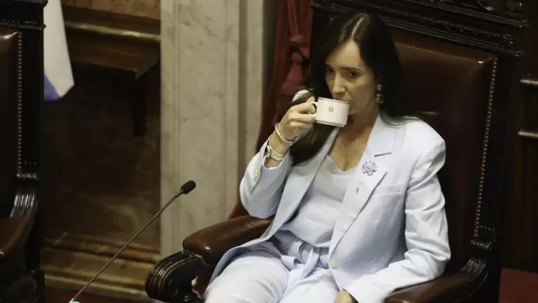 La vicepresidente Victoria Villarruel