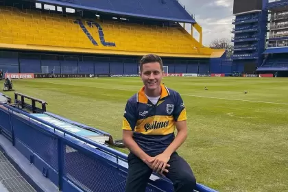 Herrera, en su última visita a La Bombonera