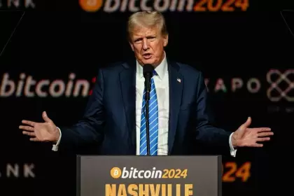 Donald Trump en el evento Bitcoin 2024 en Nashville, Tennessee, EE.UU.