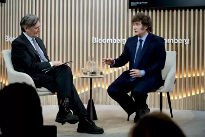 Javier Milei en Bloomberg
