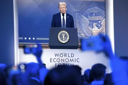 Donald Trump habló en Davos