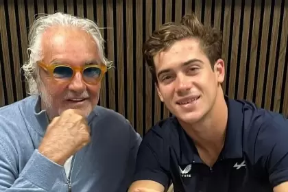 Briatore compartió sus primeras fotos junto a Colapinto. (@briatoreflavio)