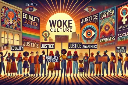 "Woke" es un término que originalmente significaba "estar despierto" en inglés.