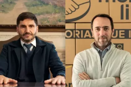 Maximiliano Pullaro y Marcos Galperín