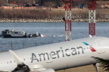 Confirman que un argentino y su hijo murieron en el choque entre el avión y el helicóptero